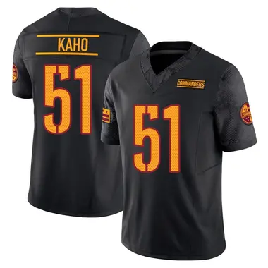 Ale Kaho Men's Limited Black Washington Commanders Vapor F.U.S.E. Jersey