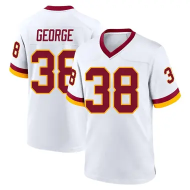 Allan George Youth Game White Washington Commanders Jersey