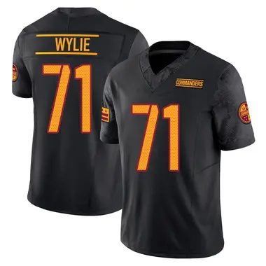 Andrew Wylie Men's Limited Black Washington Commanders Vapor F.U.S.E. Jersey