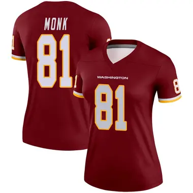 Art Monk Women's Legend Washington Commanders Burgundy Jersey