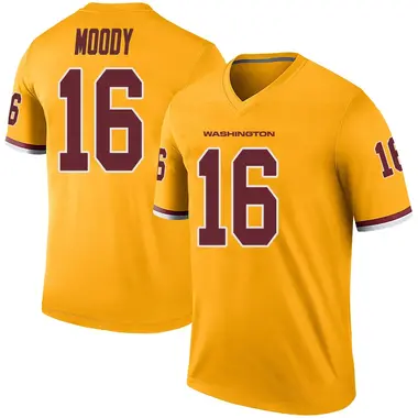 Jake Moody Youth Legend Gold Washington Commanders Color Rush Jersey