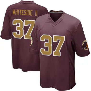 Nick Whiteside II Men's Game Washington Commanders Burgundy Alternate Jersey